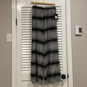 Brand new with tags black and white womens swim coverup pants